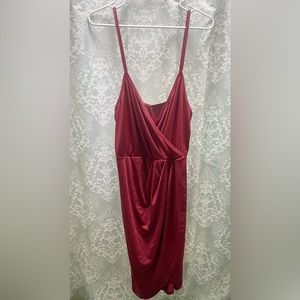 Plus size wrap dress